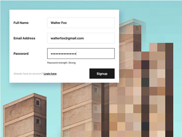 表单密码强度可视化设计 表单密码强度可视化设计