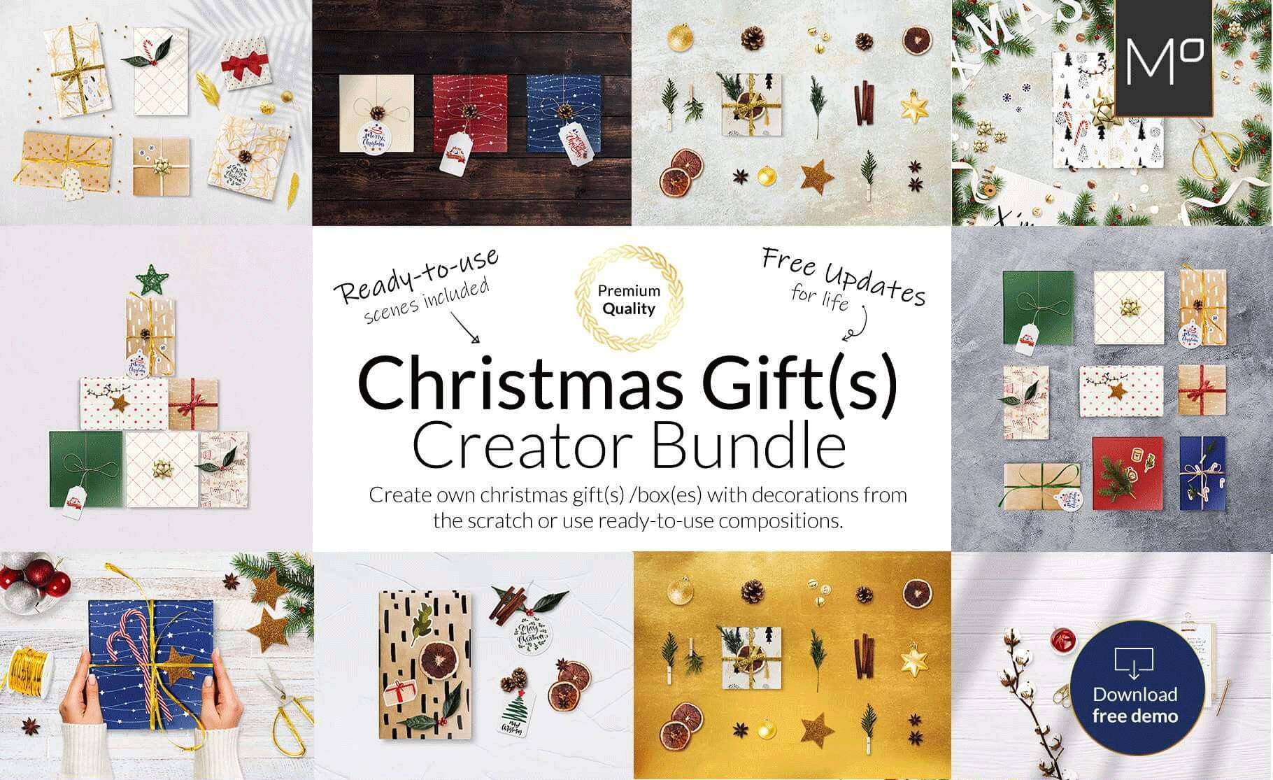 超实用圣诞节实物摆设样机,轻松DIY圣诞场景! 超实用圣诞节实物摆设样机,轻松DIY圣诞场景!