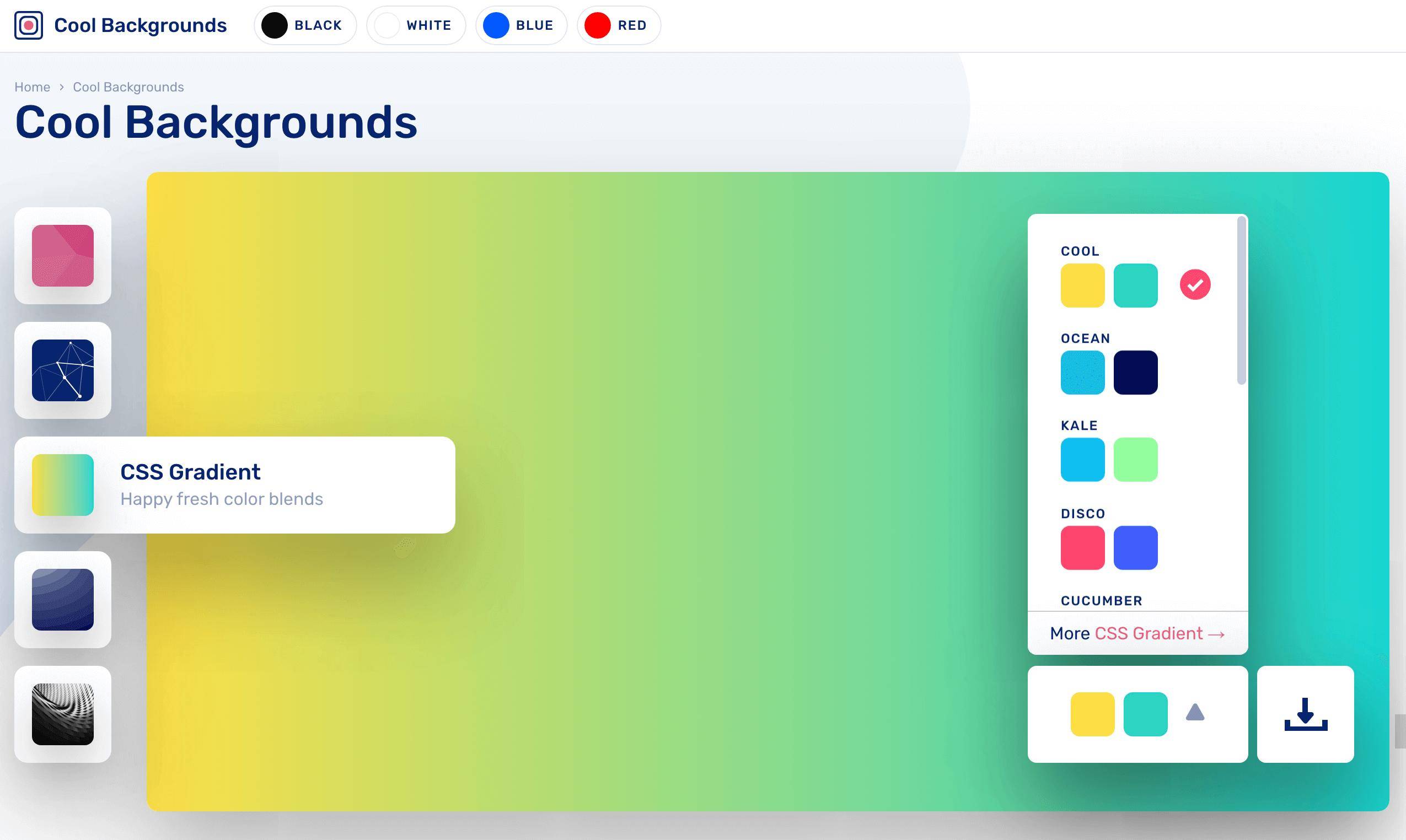 12个免费渐变配色工具，真的非常好用