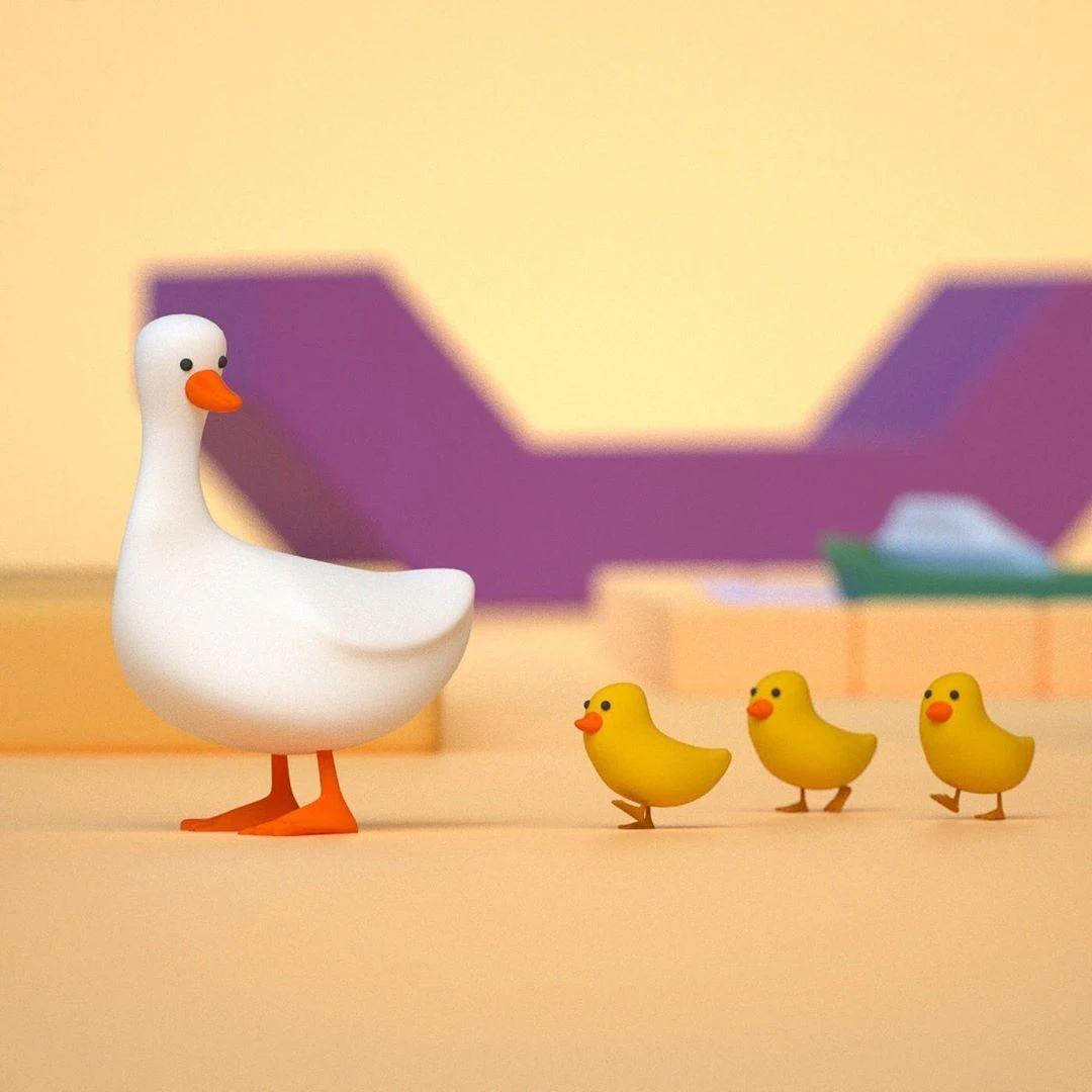 Cabeza Patata情侣设计师强强联手：女生平面插画，男生3D设计