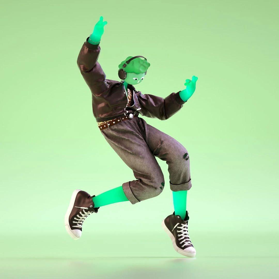 Cabeza Patata情侣设计师强强联手：女生平面插画，男生3D设计