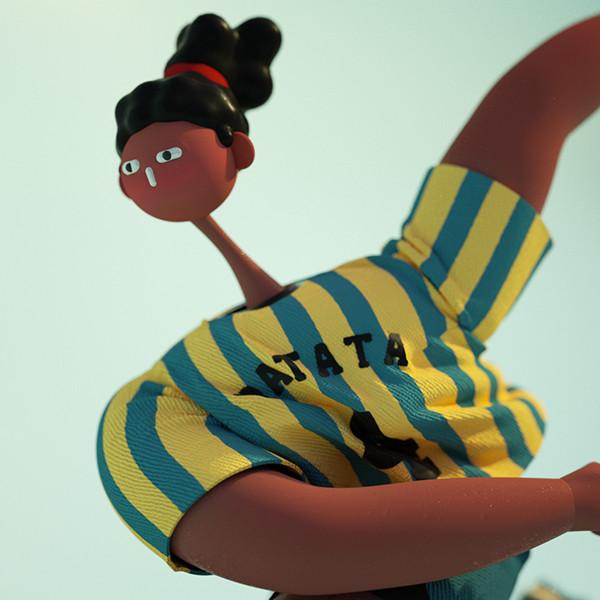 Cabeza Patata情侣设计师强强联手：女生平面插画，男生3D设计