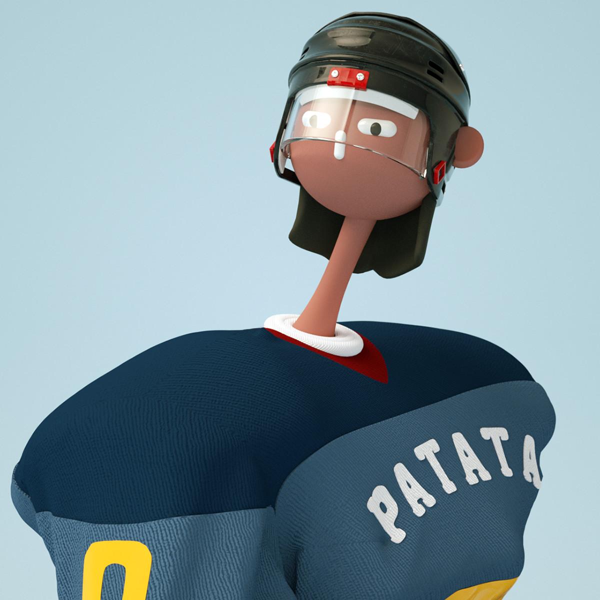 Cabeza Patata情侣设计师强强联手：女生平面插画，男生3D设计