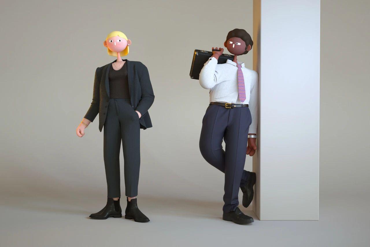 Cabeza Patata情侣设计师强强联手：女生平面插画，男生3D设计