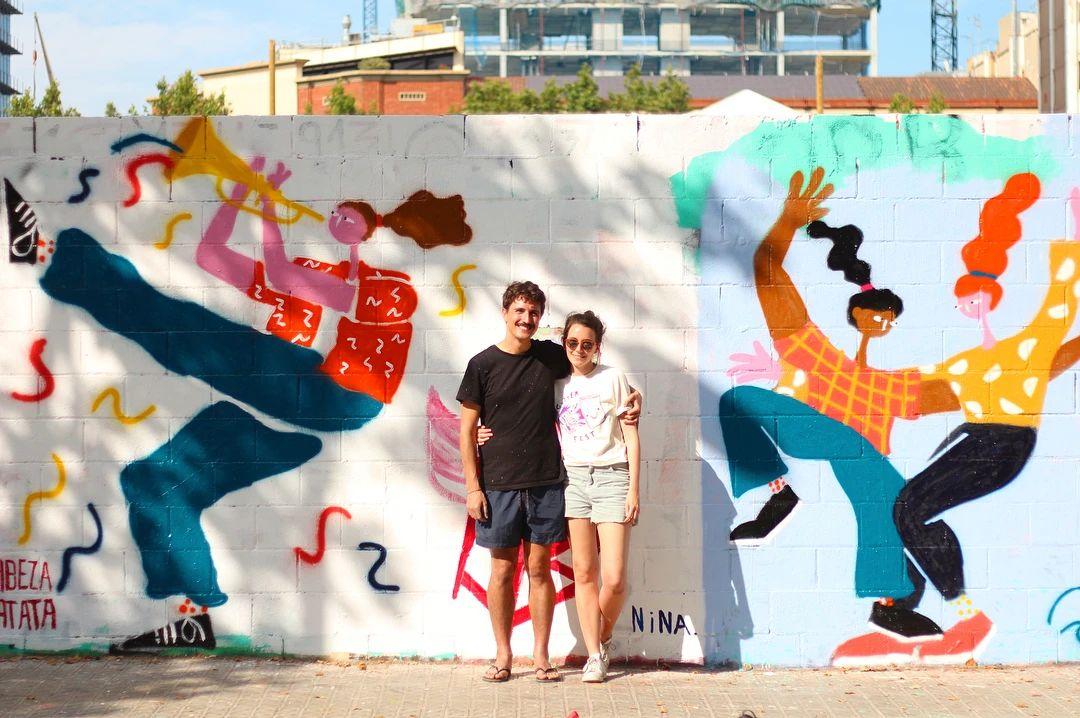 Cabeza Patata情侣设计师强强联手:女生平面插画,男生3D设计