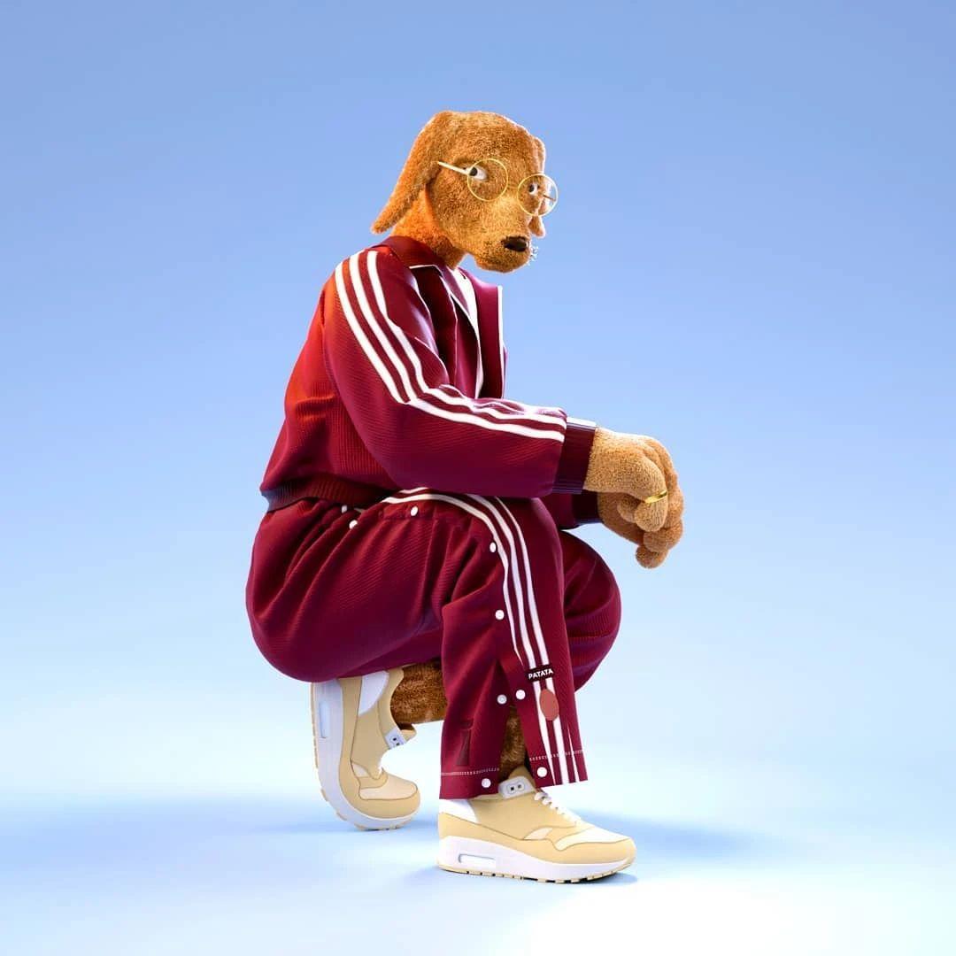 Cabeza Patata情侣设计师强强联手：女生平面插画，男生3D设计