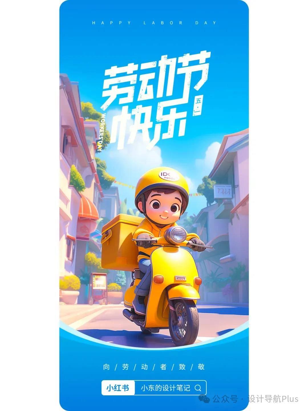 AIGC绘画：五一劳动节海报设计，向劳动者致敬