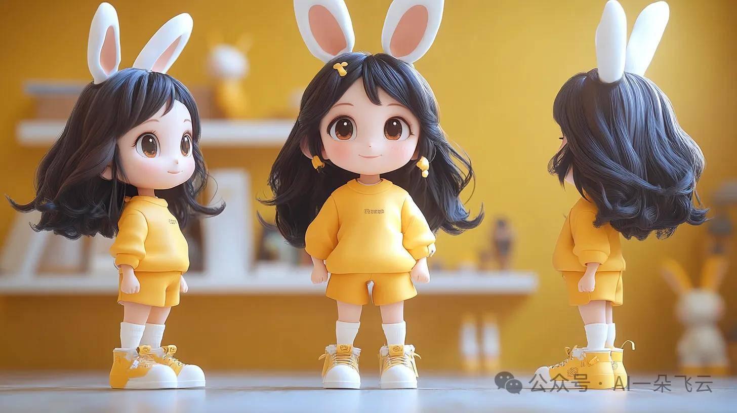 用Midjourney咒语生成IP三视图设计 用Midjourney咒语生成IP三视图设计