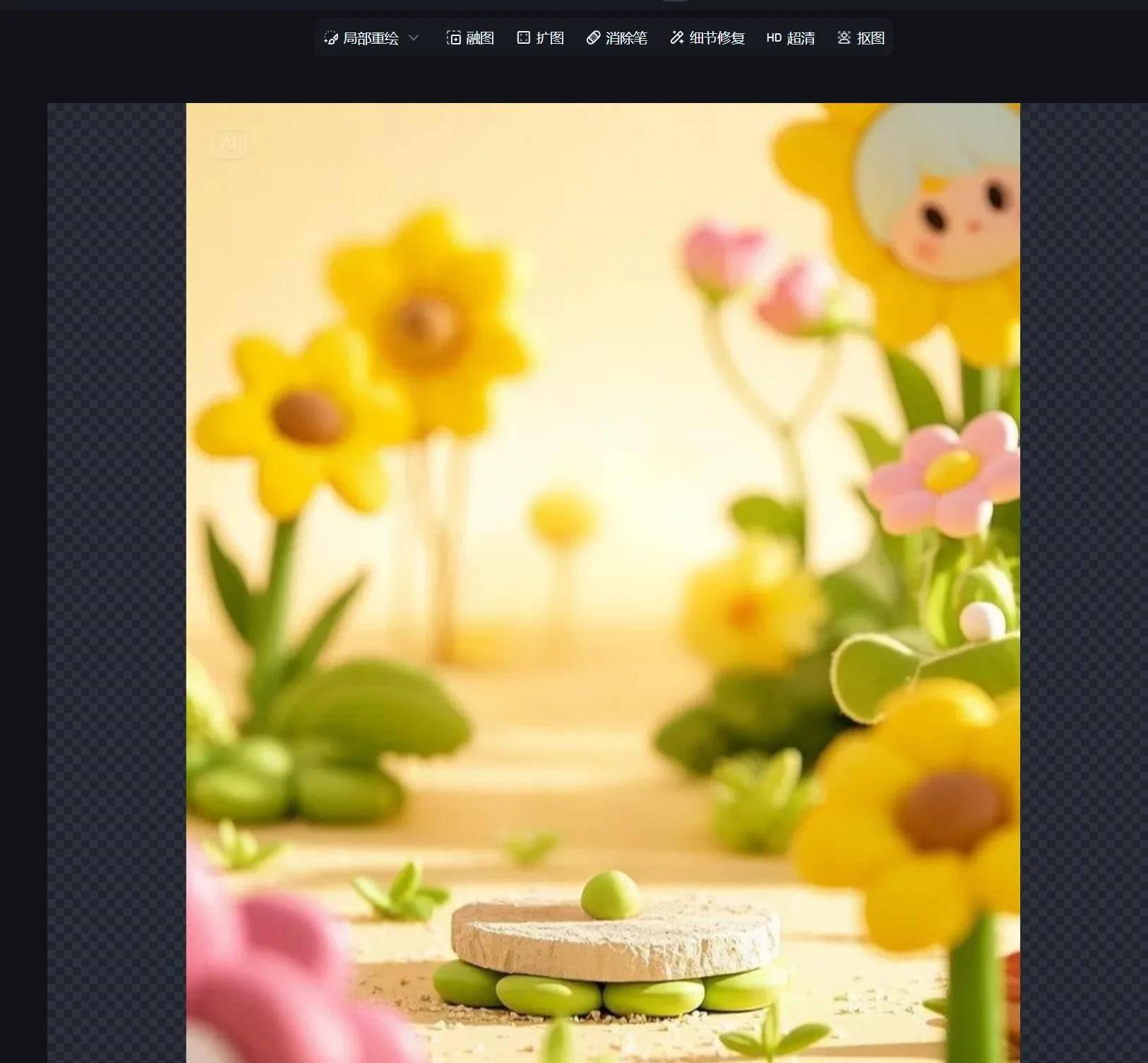 如何用AI快速换背景与融图的方法