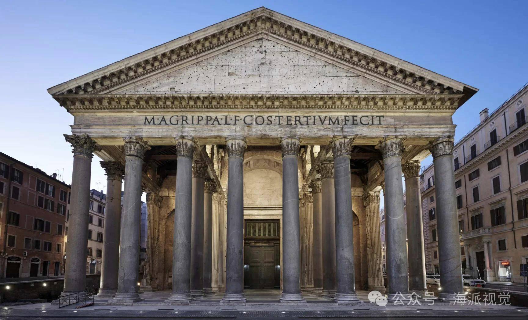 以罗马柱为主题的创意 logo 设计 以罗马柱为主题的创意 logo 设计