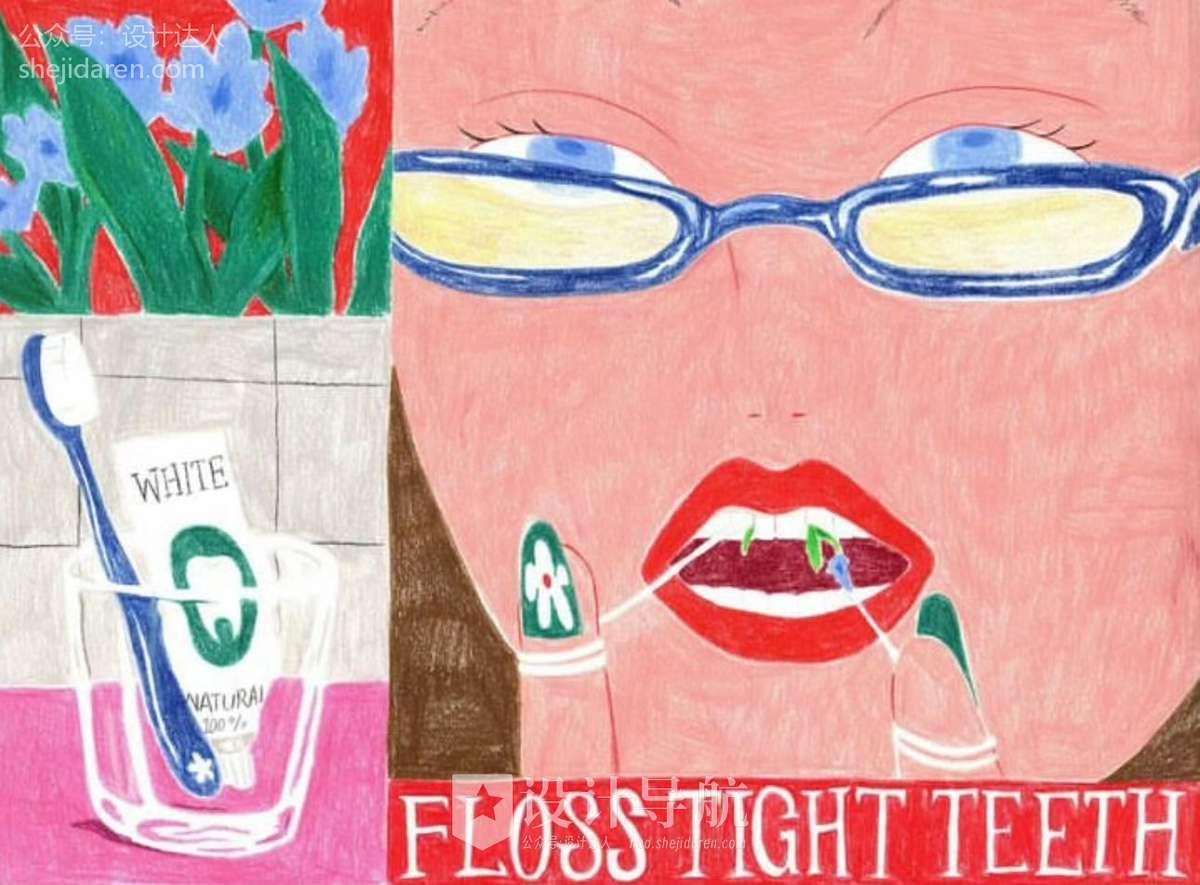 插画师 BerylWu 作品大赏,探索松弛的艺术与色彩的律动