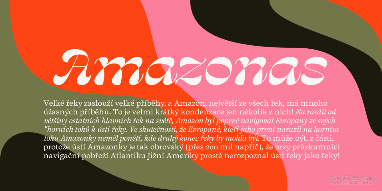 小众而时髦的逆反差字体，你值得拥有